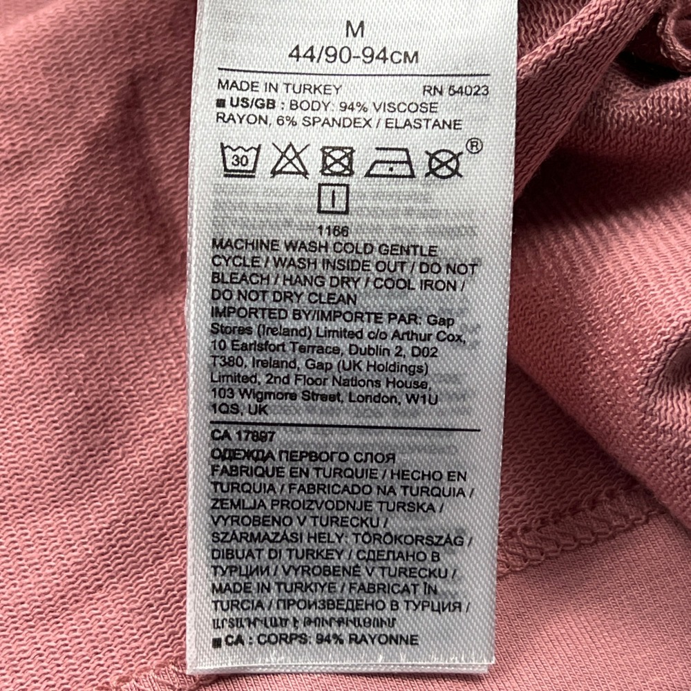 NEW Banana Republic Aster Mockneck Chase Top Womens Medium Pink Cowl Pullover - Picture 7 of 12